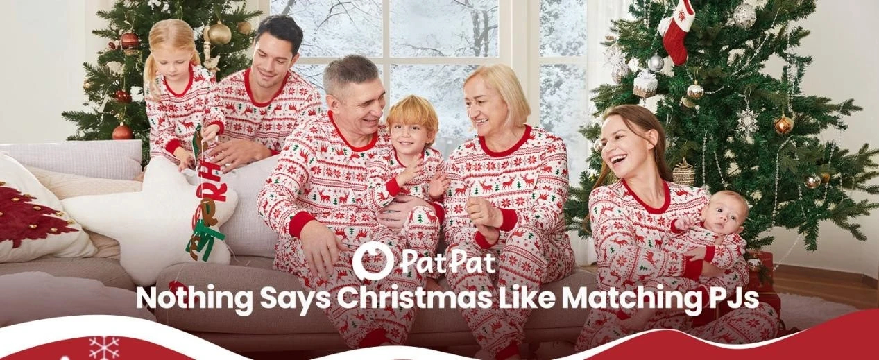 matching family christmas jumper set​