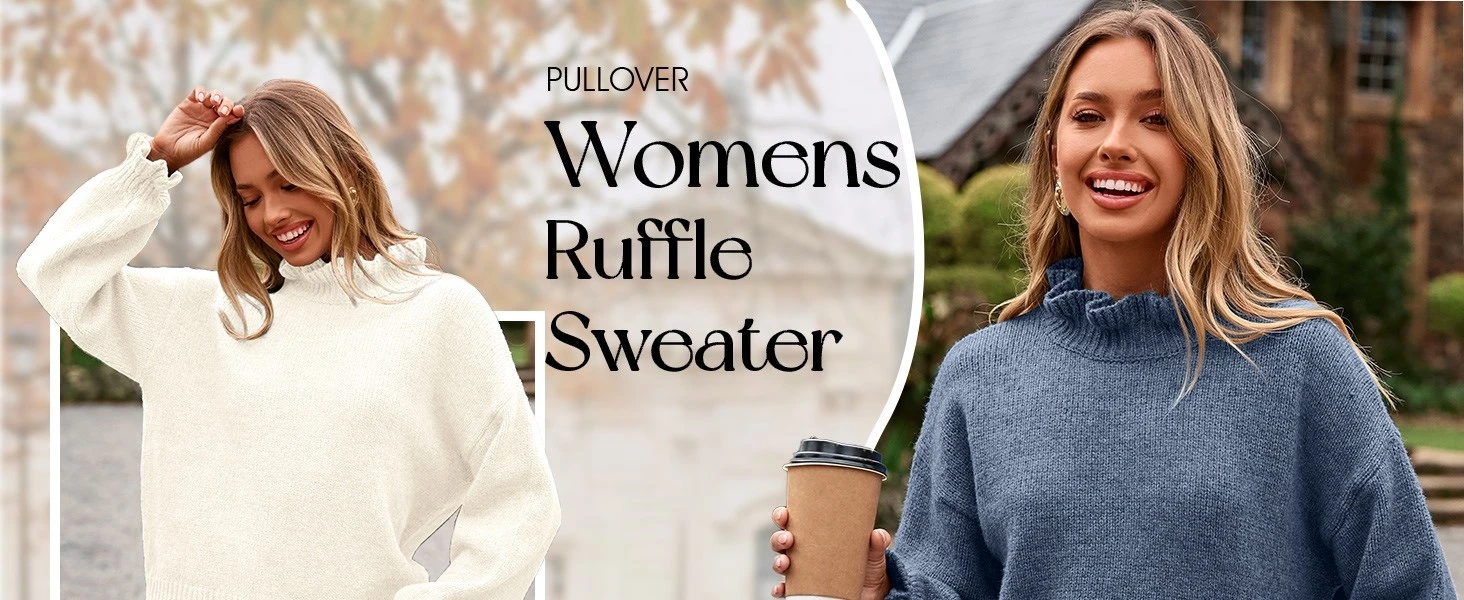 romantic winter pullover