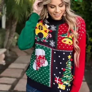 custom ugly christmas sweater for woman