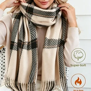 oversized knitted winter scarves for womens