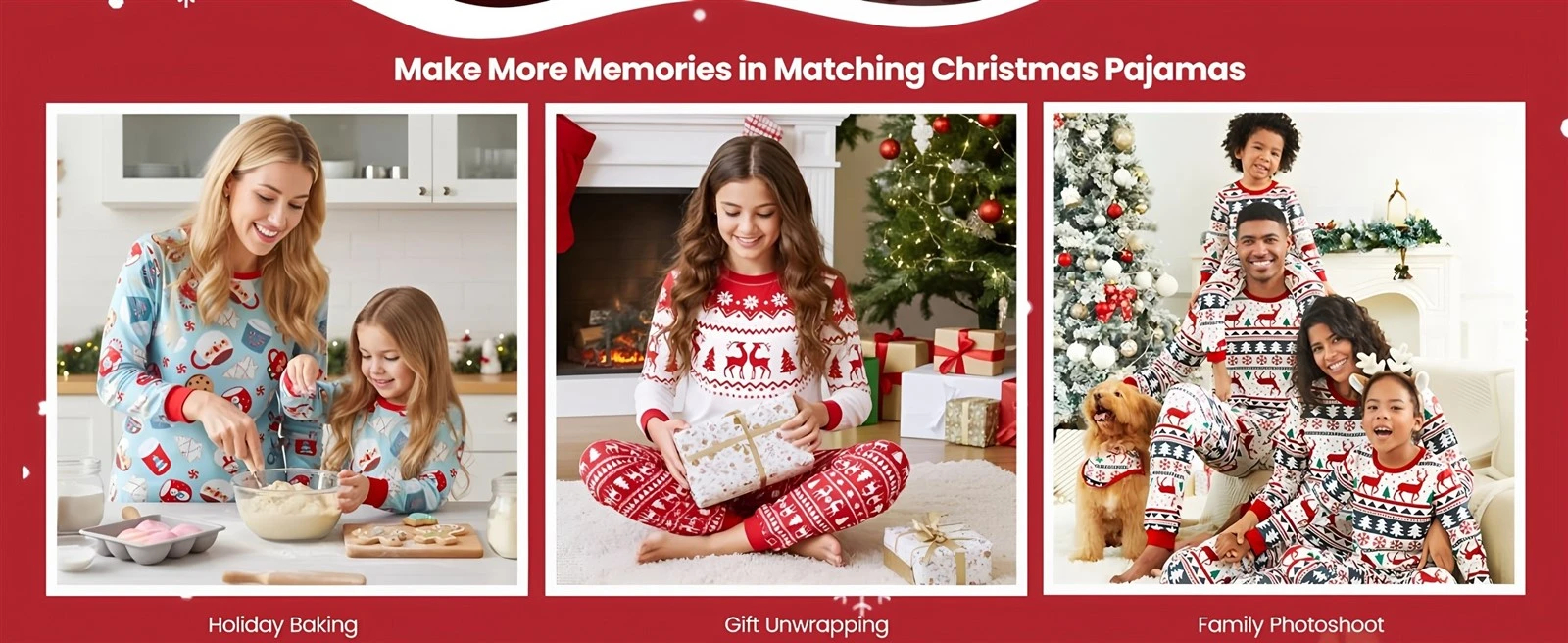 matching family christmas jumper set​