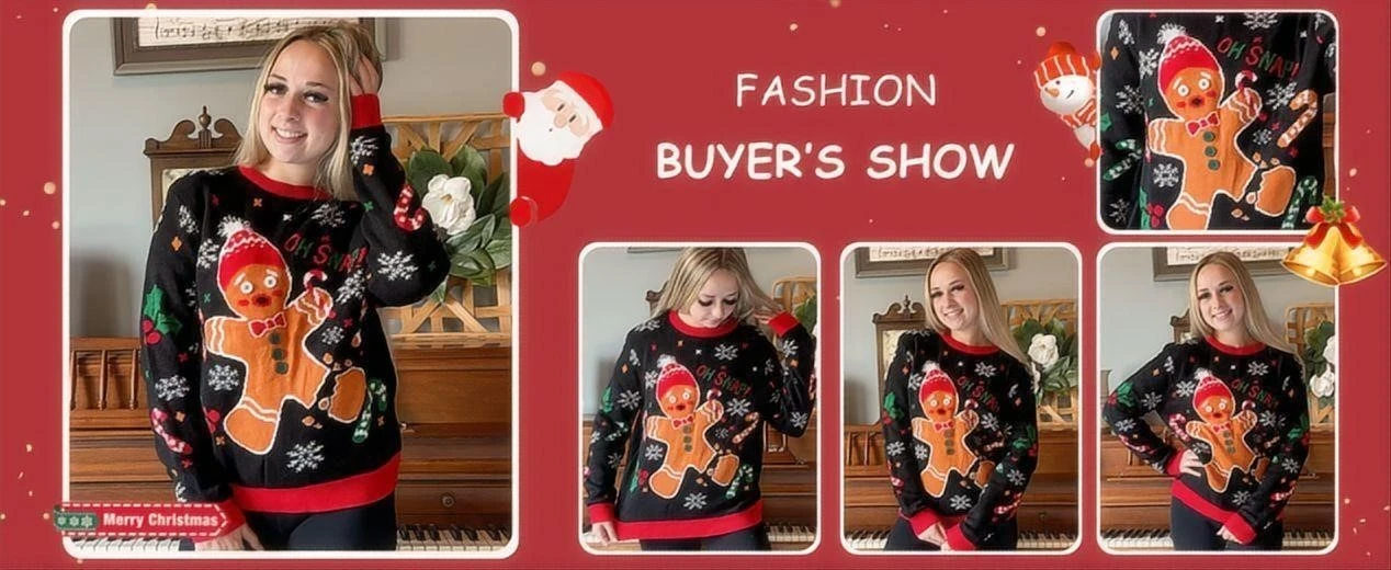 Girls Juniors Ugly Christmas Sweater auto draft