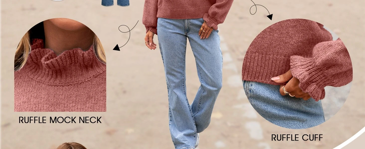 romantic winter pullover
