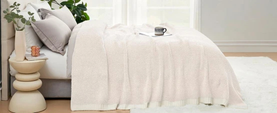 sofa knitted blankets