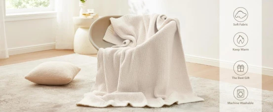 sofa knitted blankets