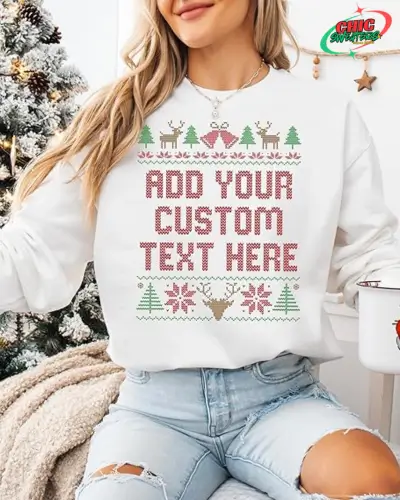 custom ugly christmas sweater for woman custom ugly christmas sweater for woman