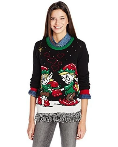 girls juniors ugly christmas sweater girls juniors ugly christmas sweater