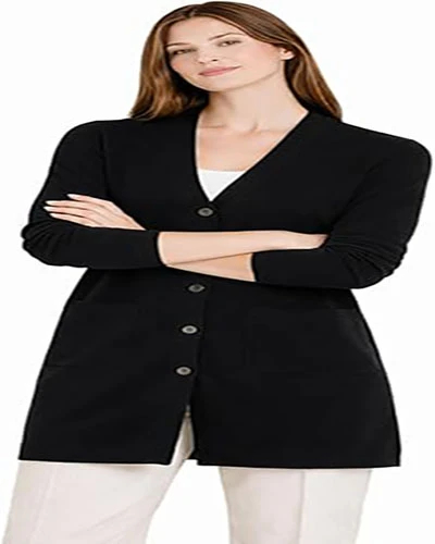 long sleeve cashmere dress with front button long sleeve cashmere dress with front button