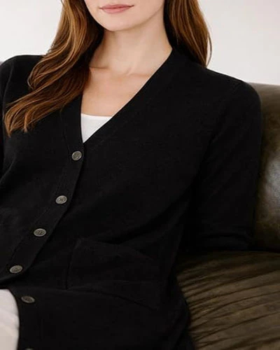 long sleeve cashmere dress with front button long sleeve cashmere dress with front button