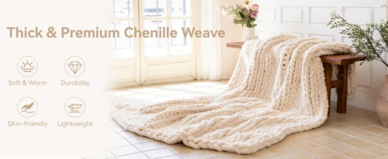 cozy knit throw blanket