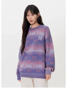 Vintage Gradient Monogram Crew‑neck Knit Sweater Vintage Gradient Monogram Crew‑neck Knit SweaterVintage Gradient Monogram Crew‑neck Knit Pullover SweaterVintage Gradient Monogram Crew‑neck Knit Sweater
Vintage Gradient Monogram Crew‑neck Knit Pullover Sweater